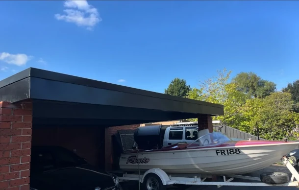 New garage roofing