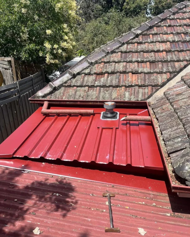 Metal Roof After